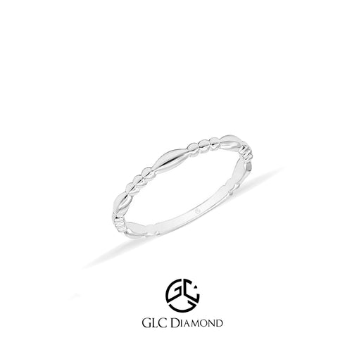 14K Solid Gold Stacking Ring, Minimalist Ring, Wedding Band