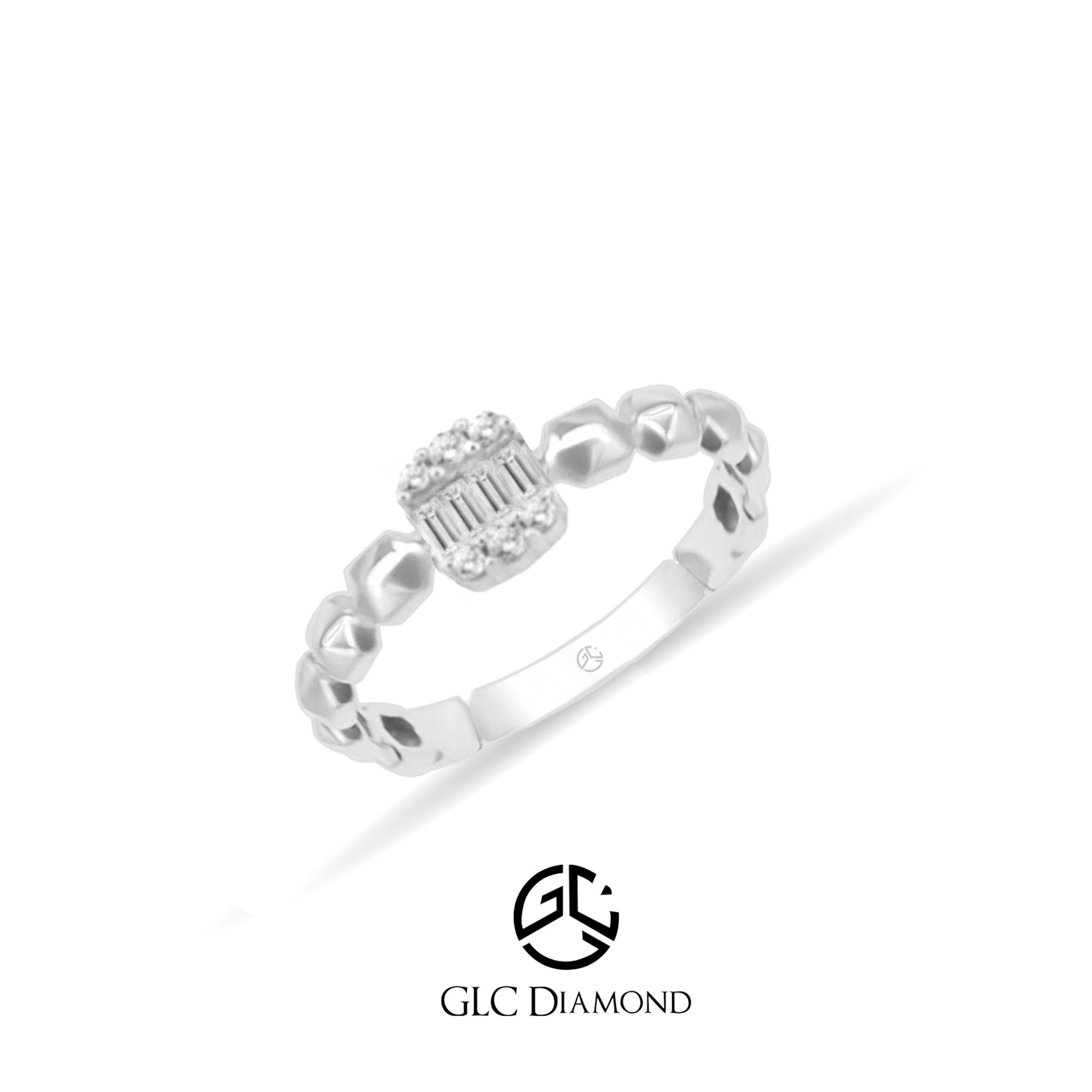 14K Solid Gold Diamond Ring