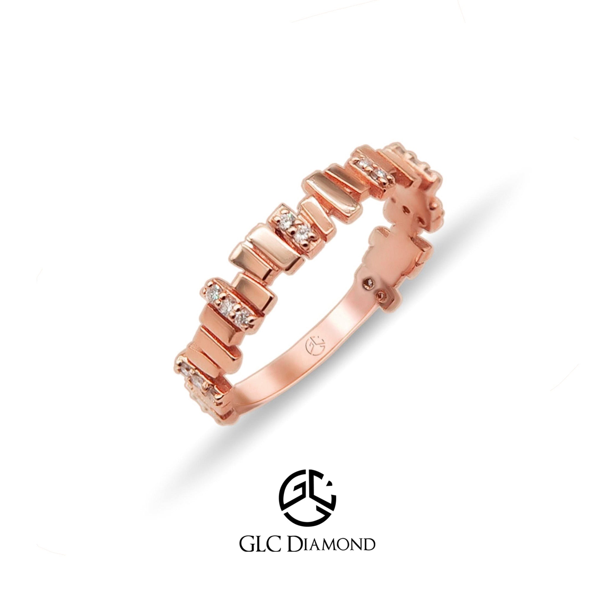 14K Gold Diamond Wedding Ring