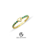 14K Gold Heart Ring