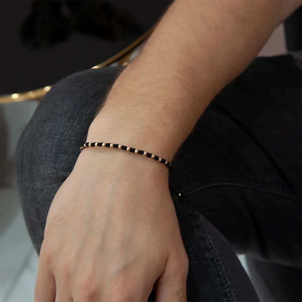 14K Gold Unisex Bracelet, Minimalist Bracelet