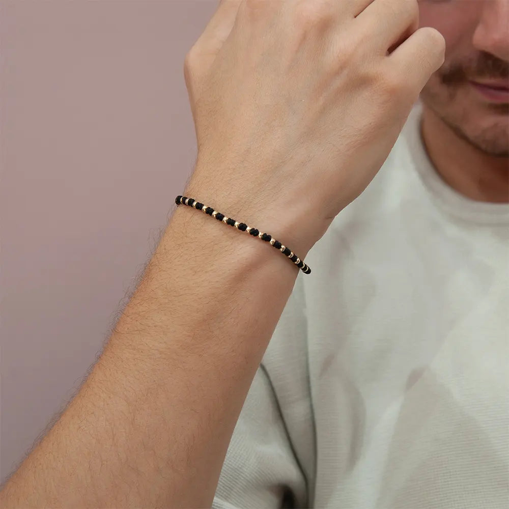 14K Gold Unisex Bracelet, Minimalist Bracelet