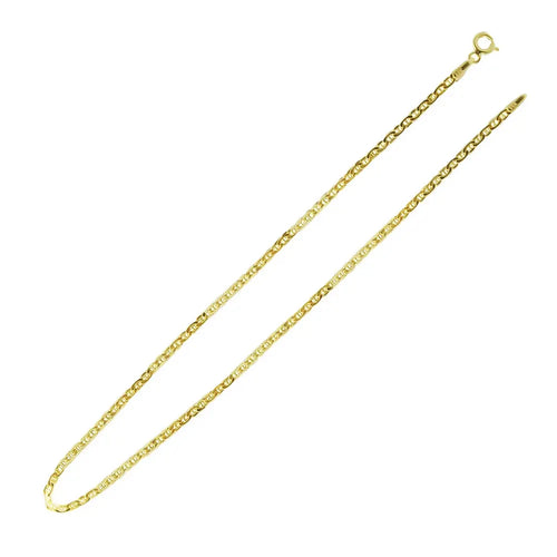 14K Solid Gold Chain Bracelet