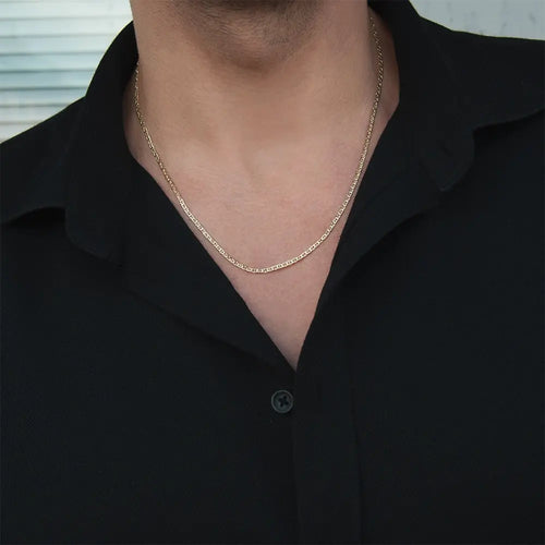 14K Solid Gold Chain Necklace