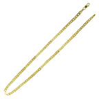 14K Solid Gold Cuban Chain Bracelet