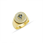 14K Solid Gold Spades Ring