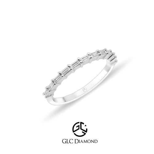 14K Gold Diamond Baguette Eternity Ring