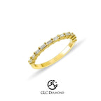 Diamond Baguette Cut Channel Setting Ring