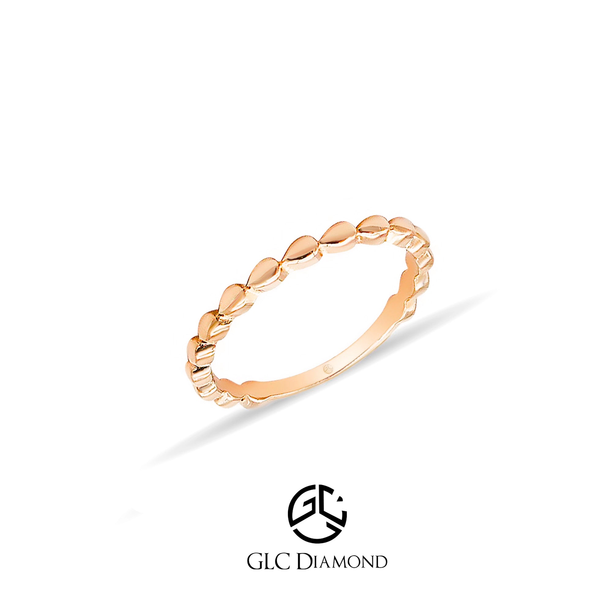 14K Drop Gold Ring, Teardrop Ring, Raindrop Ring