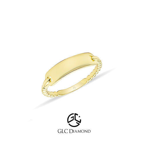 14K Solid Gold Twist Ring, Rope Ring, Gold Braided Ring