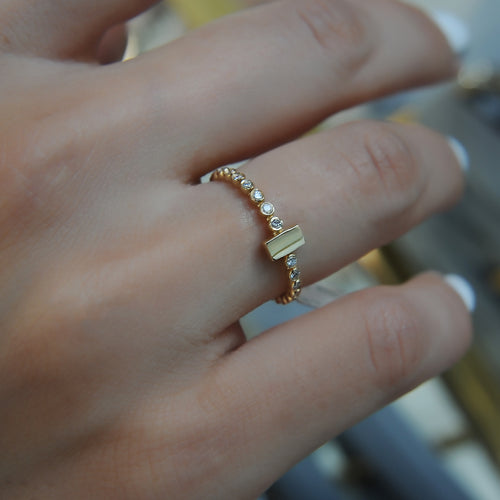 14K Gold Diamond Ring