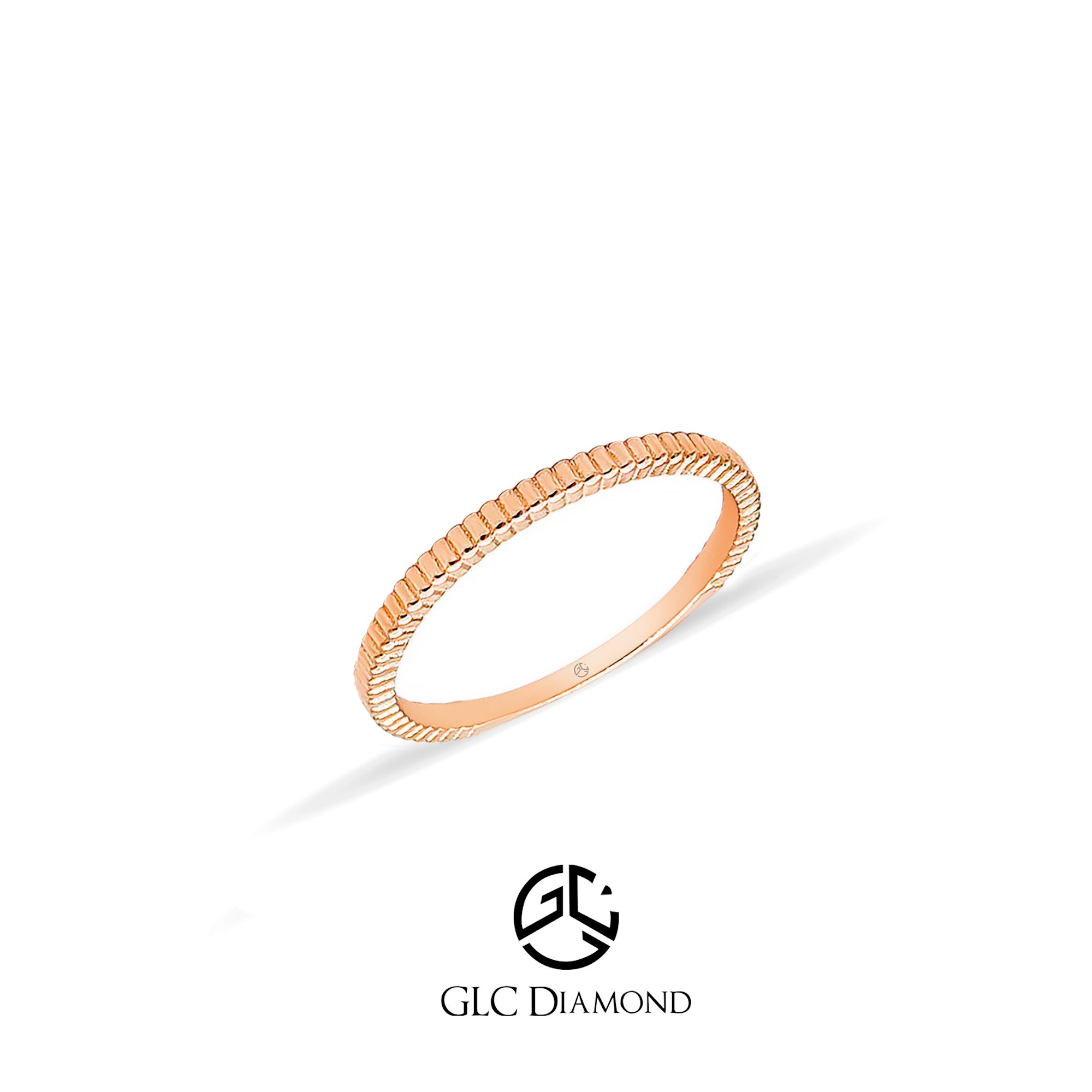 14K Solid Gold Stacking Ring, Minimalist Ring