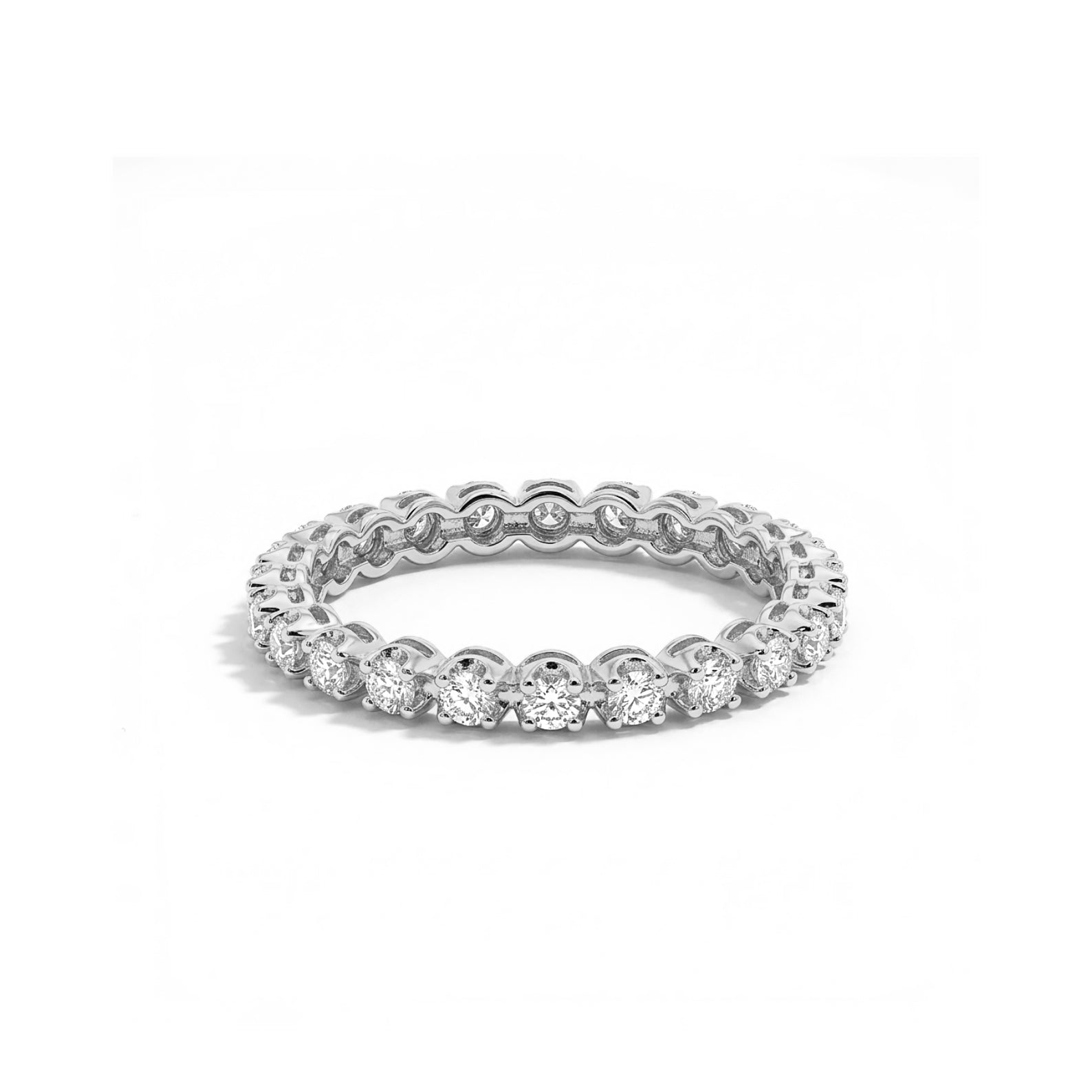 0,36 Carat Diamond Full Eternity Ring Wedding Band