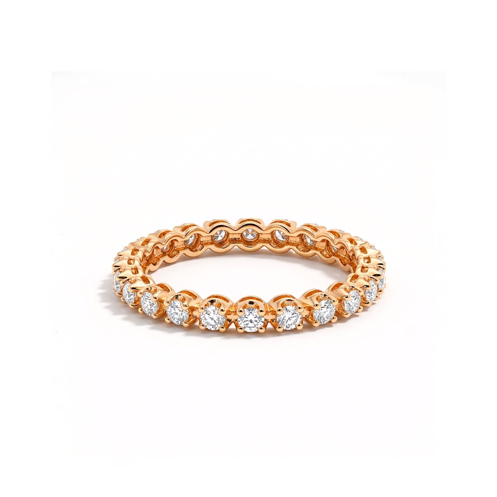 0,36 Carat Diamond Full Eternity Ring Wedding Band