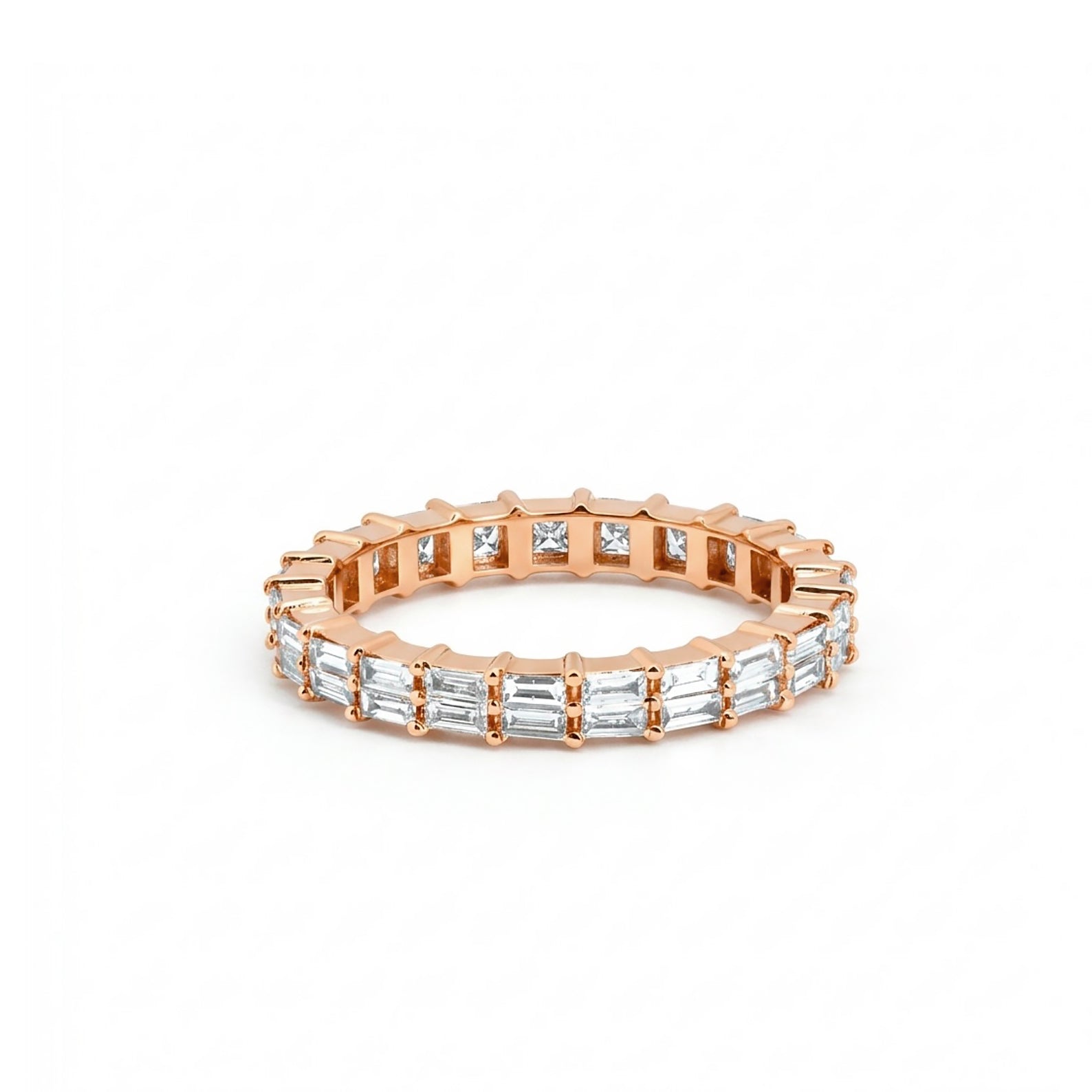 14K Gold Baguette Diamond Ring