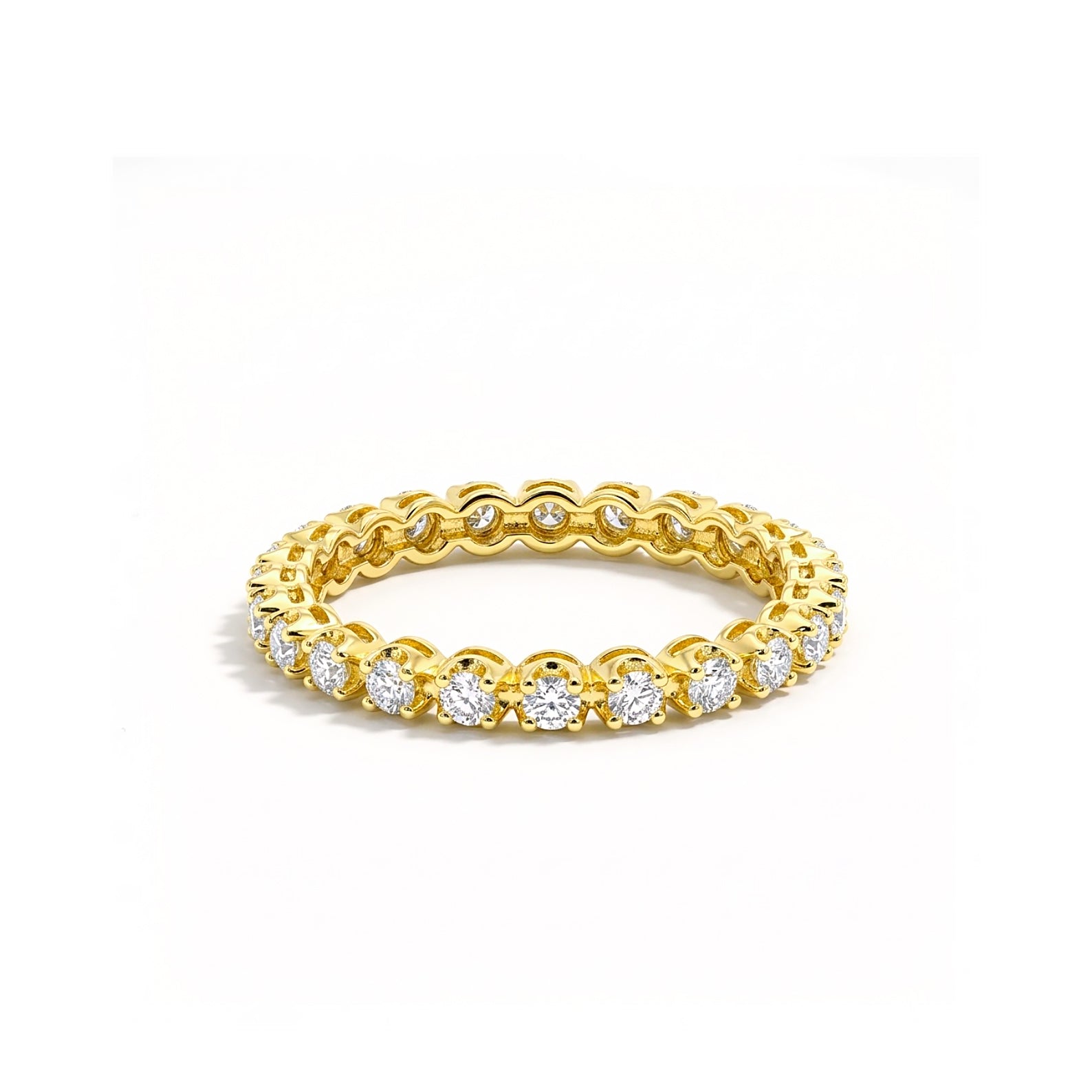 0,36 Carat Diamond Full Eternity Ring Wedding Band
