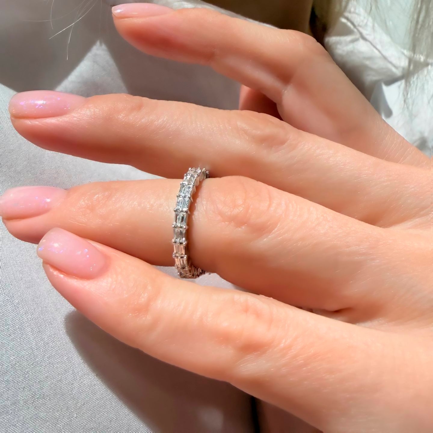14K Gold Baguette Diamond Ring