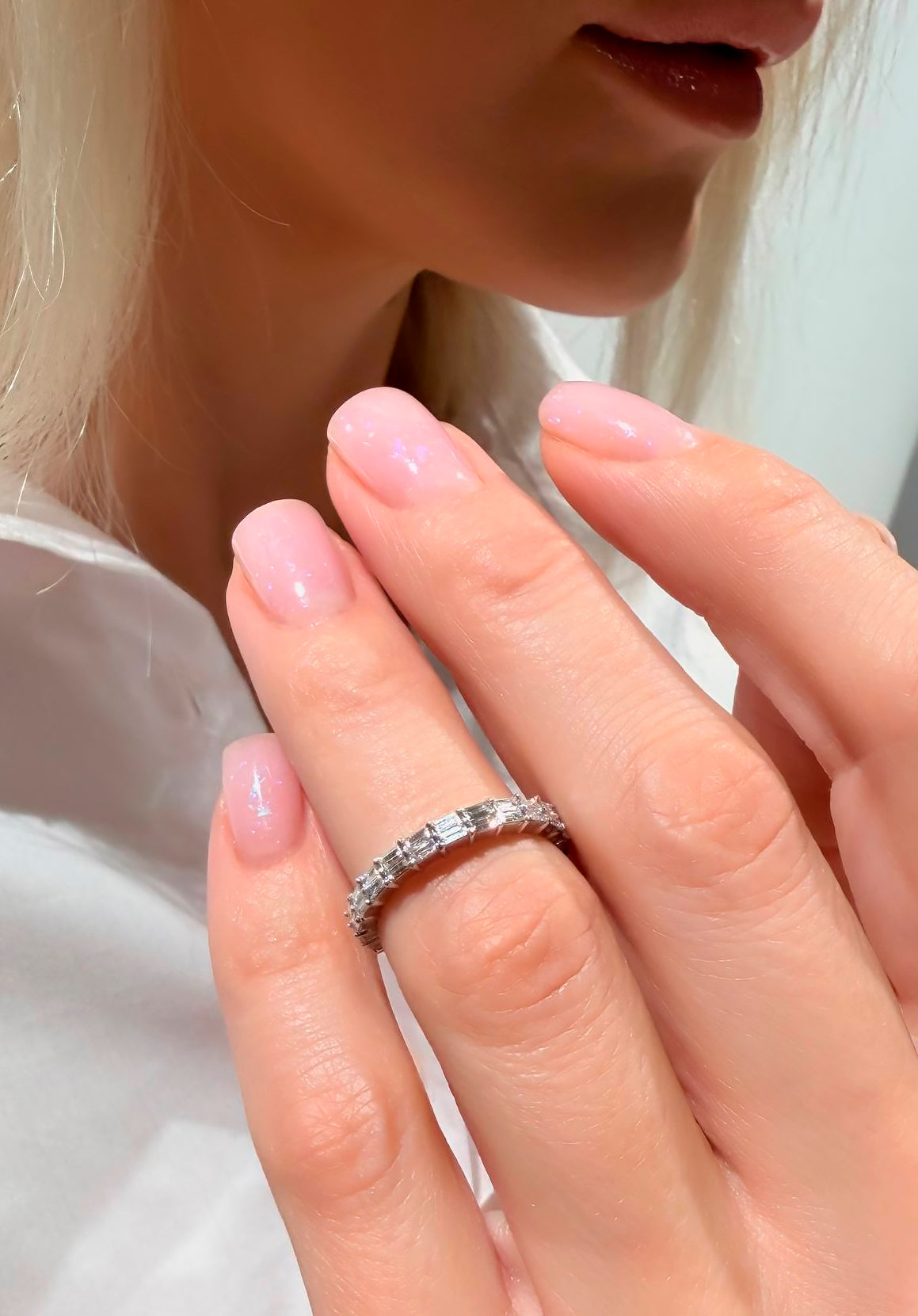 14K Gold Baguette Diamond Ring