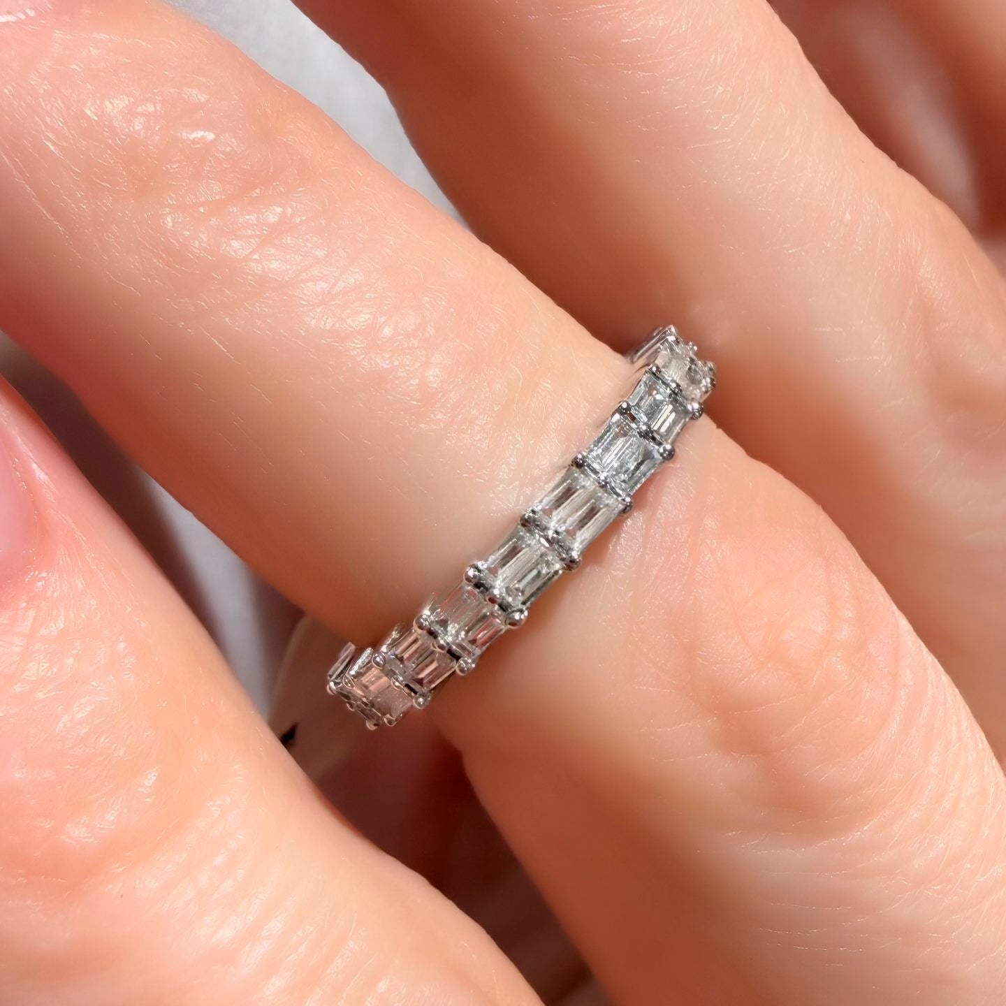 14K Gold Baguette Diamond Ring