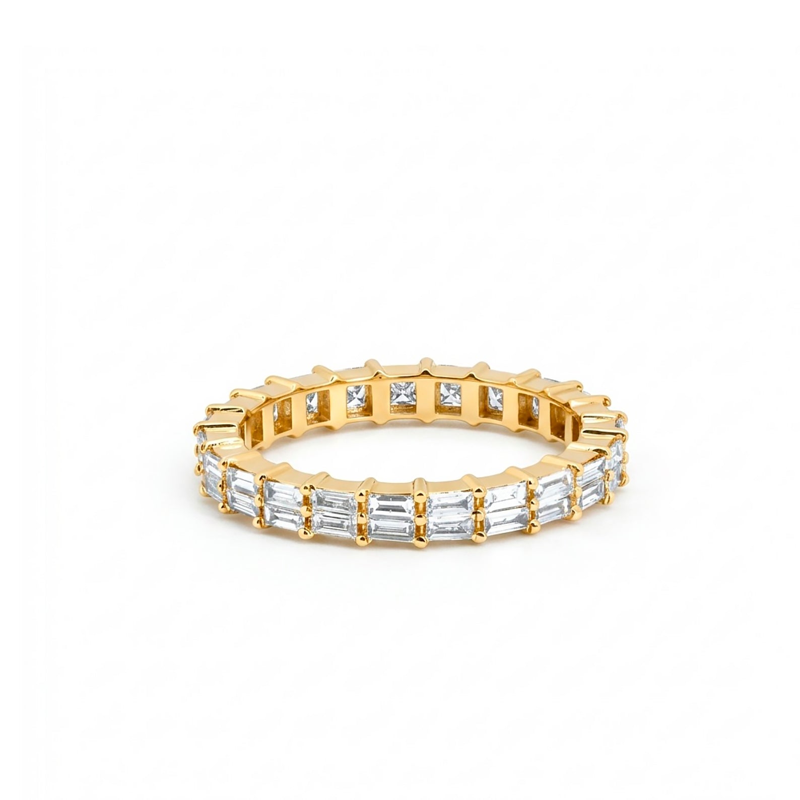 14K Gold Baguette Diamond Ring