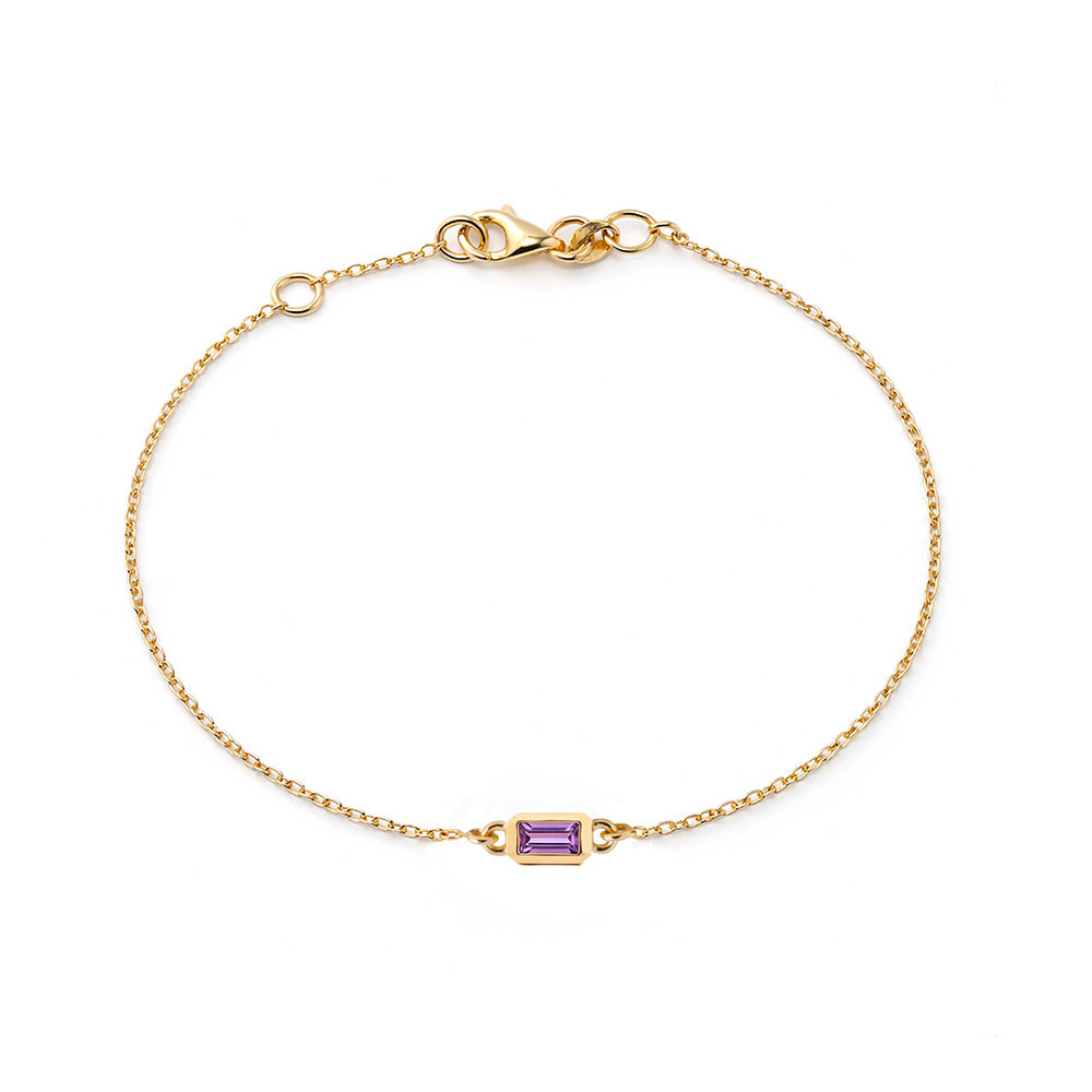 Lavender Amethyst Bracelet, Birthday Gift