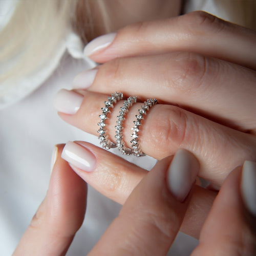 0,22 Carat Natural Diamond Ring