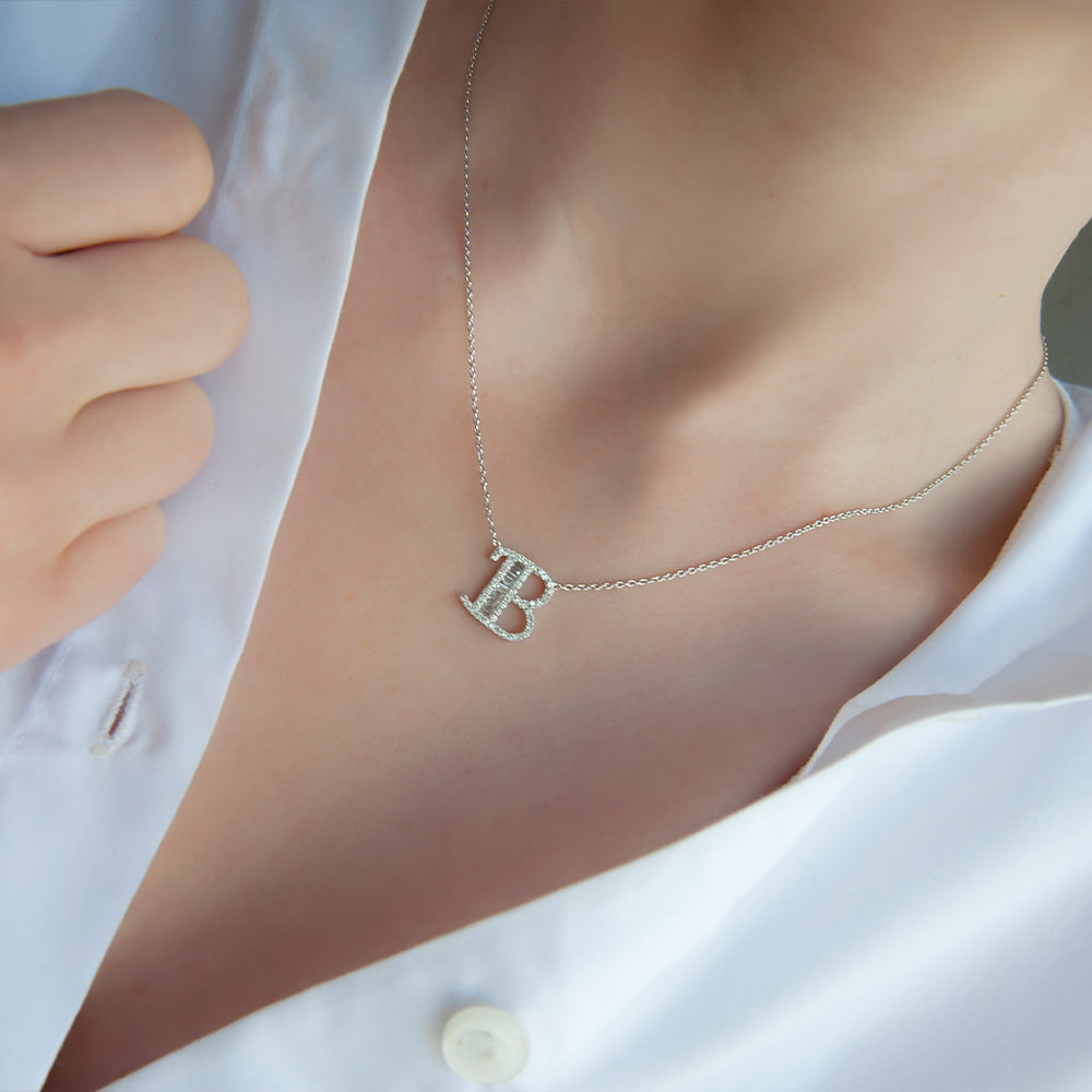 Letter B Necklace