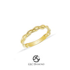 14K Gold Braided Ring