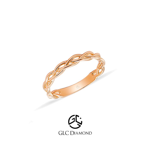 14K Gold Braided Ring