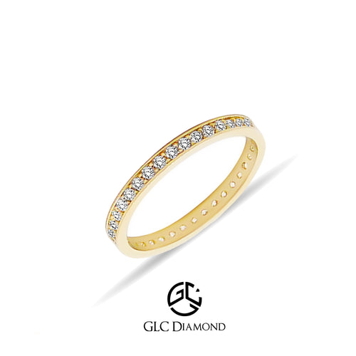 14K Solid Gold Eternity Ring