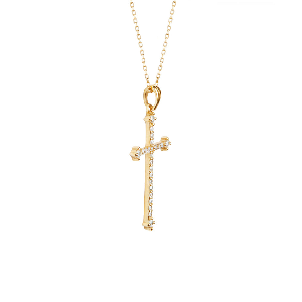 Diamond Classic Christian Cross Pendant