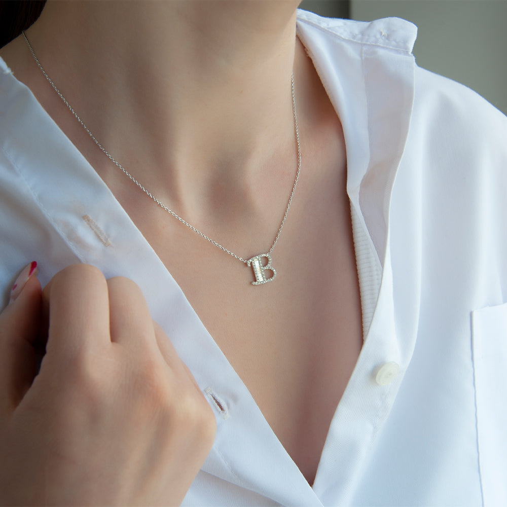 Letter B Necklace