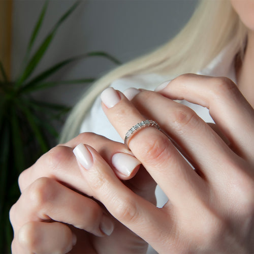 14K Gold Baguette Diamond Ring