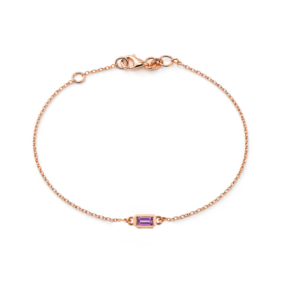 Lavender Amethyst Bracelet, Birthday Gift