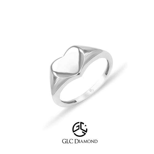 14K Solid Gold Love Heart Ring