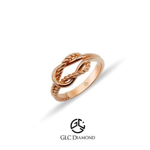 14K Solid Gold Rope Ring