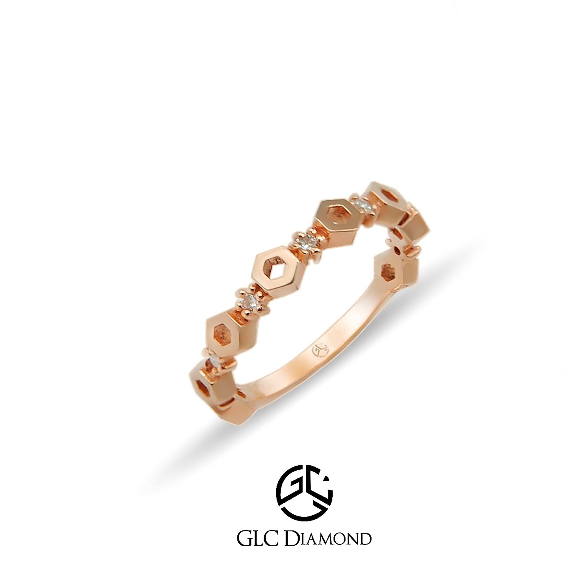 14K Solid Gold Diamond Ring