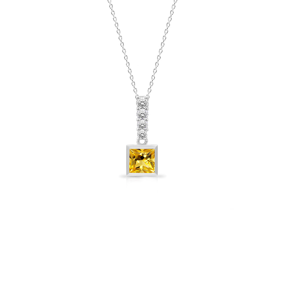 Warm Honey Citrine Necklace