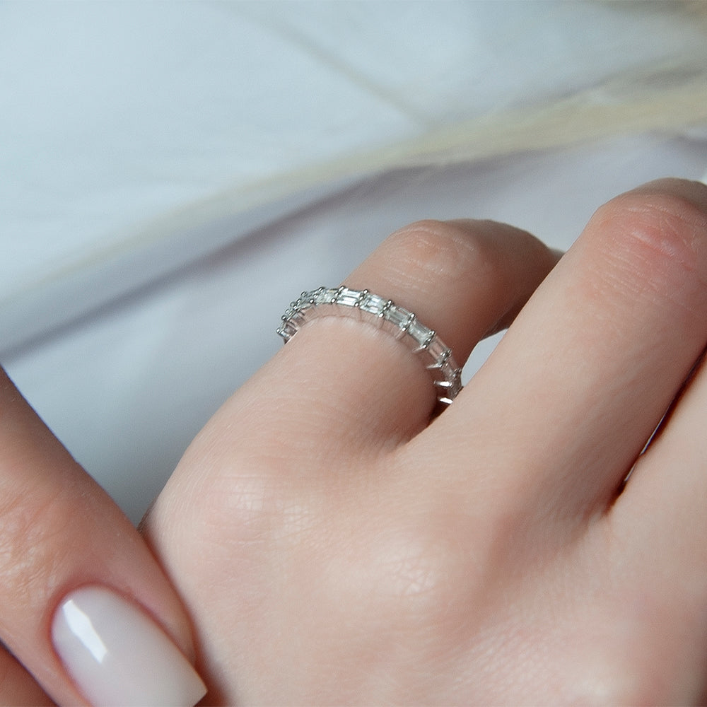 14K Gold Baguette Diamond Ring