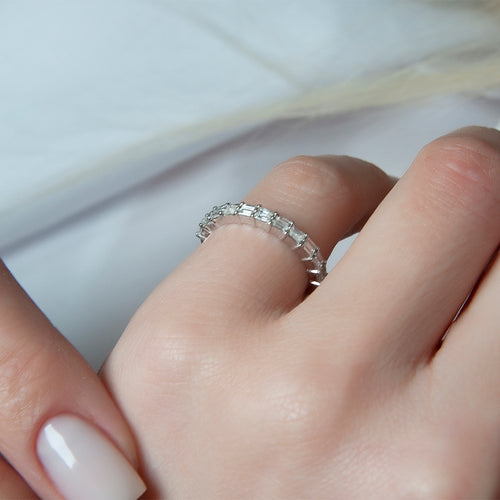 14K Gold Baguette Diamond Ring