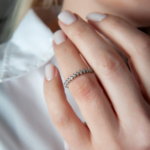 0,22 Carat Natural Diamond Ring