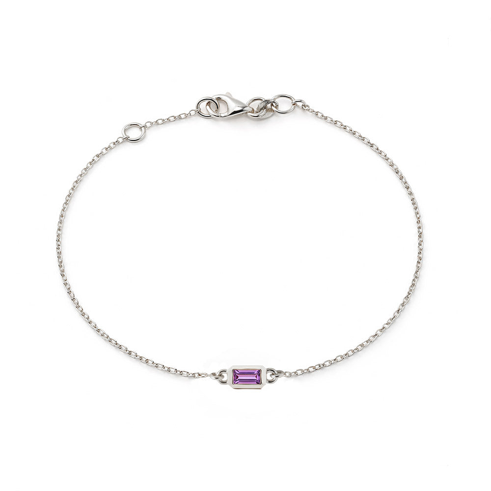 Lavender Amethyst Bracelet, Birthday Gift
