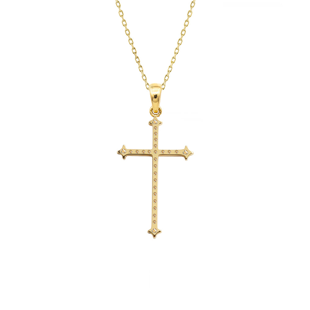 Diamond Classic Christian Cross Pendant