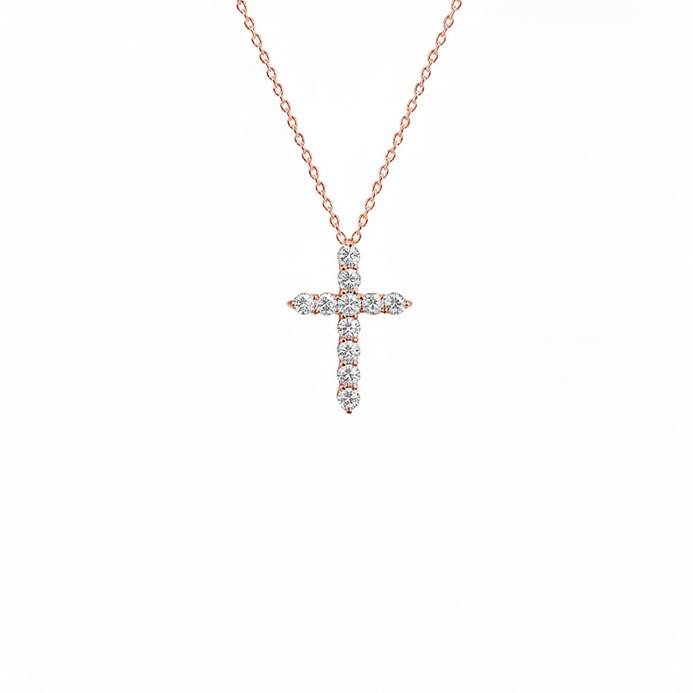 14K Gold Religious Necklace / Christian Faith Jewelry