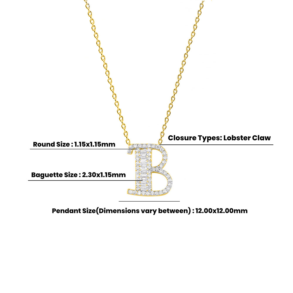 Letter B Necklace