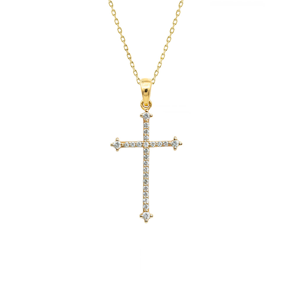 Diamond Classic Christian Cross Pendant