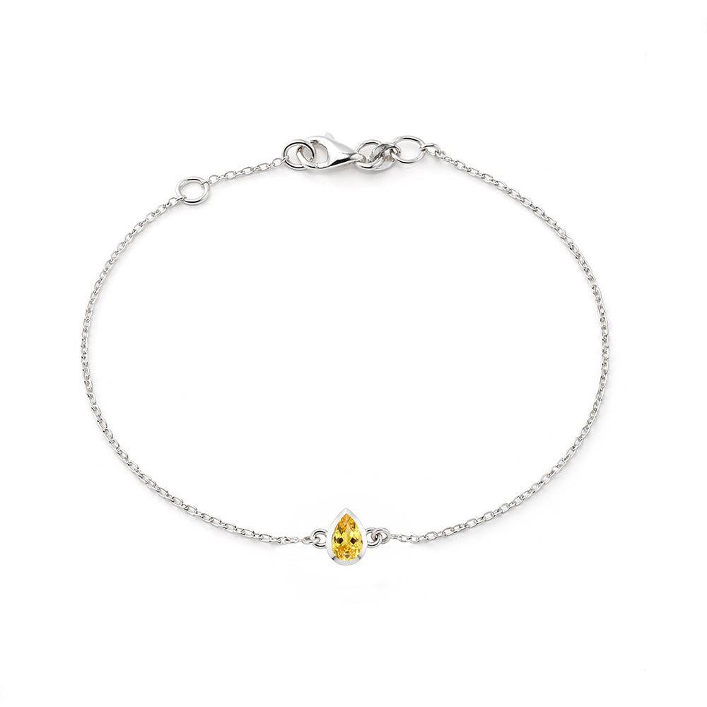 14K Gold Sunshine Citrine Bracelet