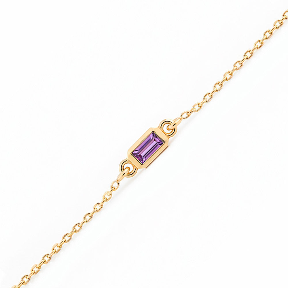 Lavender Amethyst Bracelet, Birthday Gift