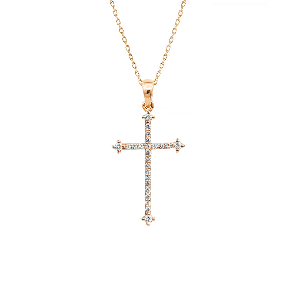 Diamond Classic Christian Cross Pendant