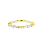 14K Gold Baguette Diamond Band